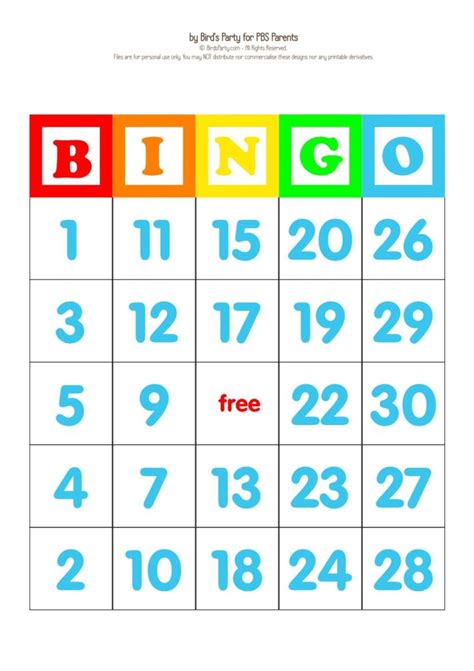 abcs  bingo cards kids coloring pages pbs kids  parents