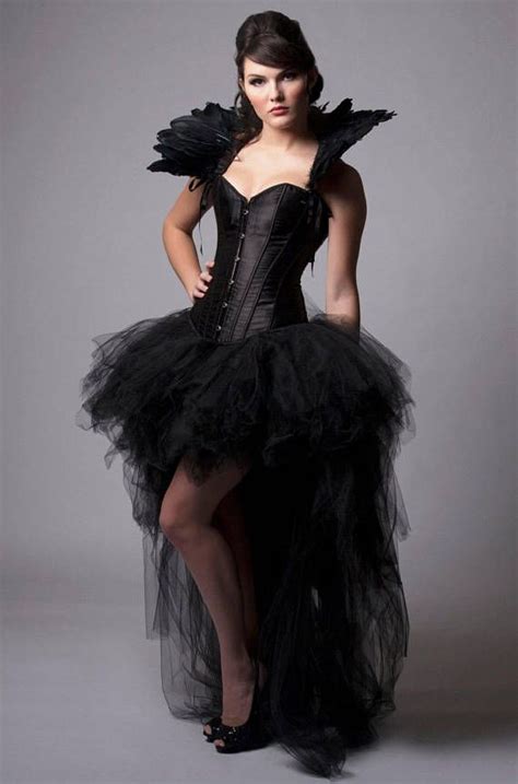 custom order  busybeabea halloween costume black queen corset dress