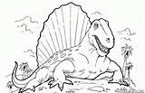 Dimetrodon Dinossauros sketch template