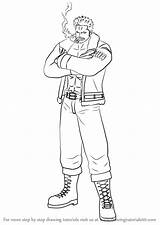 Piece Smoker Drawing Draw Step Anime Drawingtutorials101 Drawings Learn Getdrawings sketch template