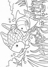 Regenbogenfisch Ausmalbild Malvorlagen sketch template