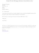 sample private mortgage insurance cancellation letter printable