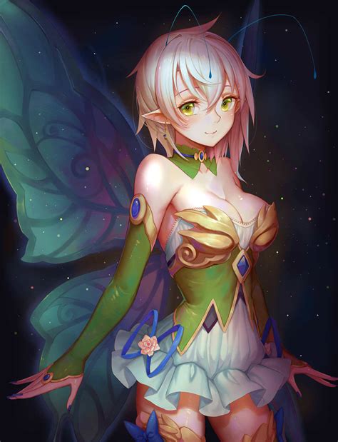 cute fairy girl original anime character digital  nov