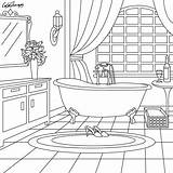 Coloring Pages Color Bathroom Colouring Adult Sheets Books Kids Interior Printable Drawing Book Cool Next Kitchen Pencils Watercolor Para Tomorrow sketch template