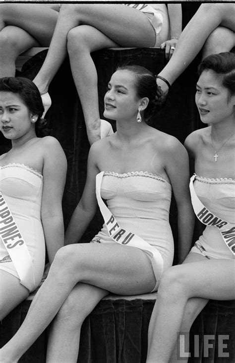 vintage portrait photographs of 30 contestants from the very first miss