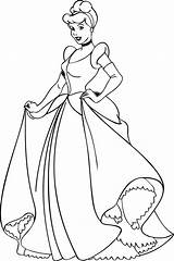 Coloring Pages Disney Cinderella Princess Stencils Sheets Printable Colouring Pdf Drawings Kids Cindirella Getdrawings Cinderealla Princesses sketch template