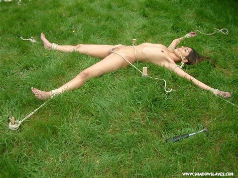 outdoor bondage and domination of indian fetish pornstar sahara knite in spreade pichunter