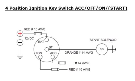 wiring diagram  universal ignition switch wiring diagram