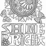 Coloring Bright Shine Color Colouring Book Instagram Susan Pages sketch template