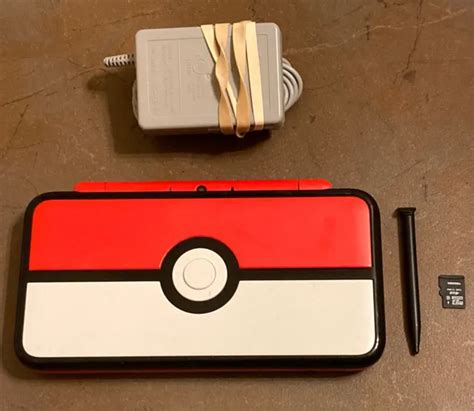 nintendo  ds xl pokemon pokeball handheld system console jan