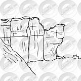 Cliffs sketch template