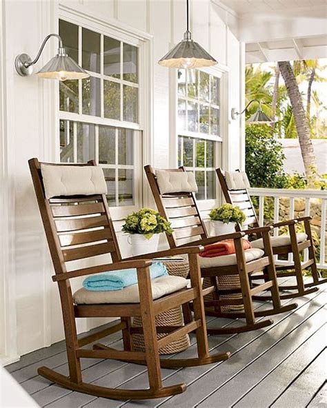 awesome farmhouse porch rocking chairs decoration  rocking