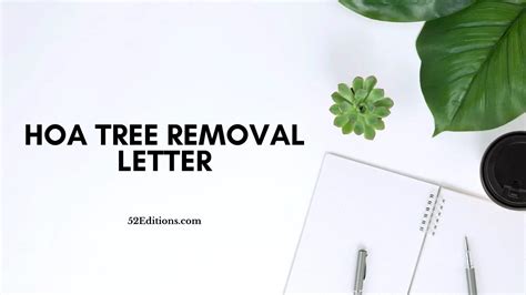 hoa tree removal letter   letter templates print