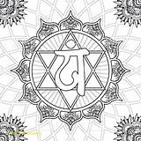 Chakra Chakras Mandalas Anahata Kleurplaat Kleurplaten Zenting Tatuajes Espiritualidad Uitprinten Downloaden sketch template