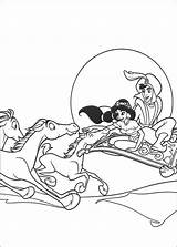 Aladdin Jasmine Aladin Colorat Malvorlagen Principessa Aladino Teppich Kleurplaat Caballos P36 Alfombra Colorkid Desenhos Flugzeug Tapis Tappeto Dywan Samolot Planse sketch template