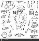 Oggetti Cucinare Savva Ksenya Grafica sketch template