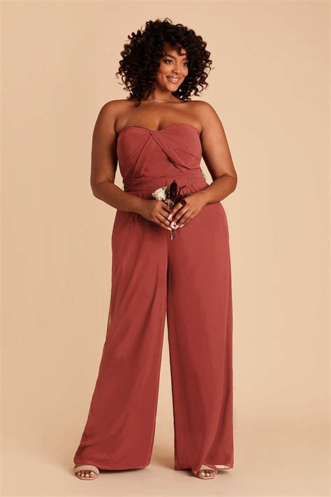 gigi convertible spice bridesmaid jumpsuit birdy grey