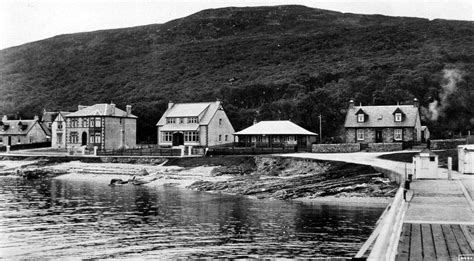 scotland  photograph pier lochranza isle  arran scotland