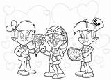 Rice Snap Pop Crackle Krispies Coloring Pages Characters Valentines Books Vintage sketch template