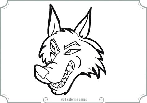 wolf head coloring pages printable coloring pages clipart