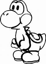 Yoshi Wecoloringpage Unicorn sketch template