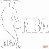 Coloring Logo Nba Pages Popular sketch template