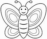 Borboletas Farfalla Sorridente Della Desenhar Moth Worm sketch template