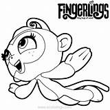 Monkey Fingerlings Flying Coloring Pages Xcolorings 1024px 96k Resolution Info Type  Size sketch template