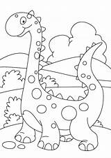 Simple Dinosaur Printcolorcraft sketch template