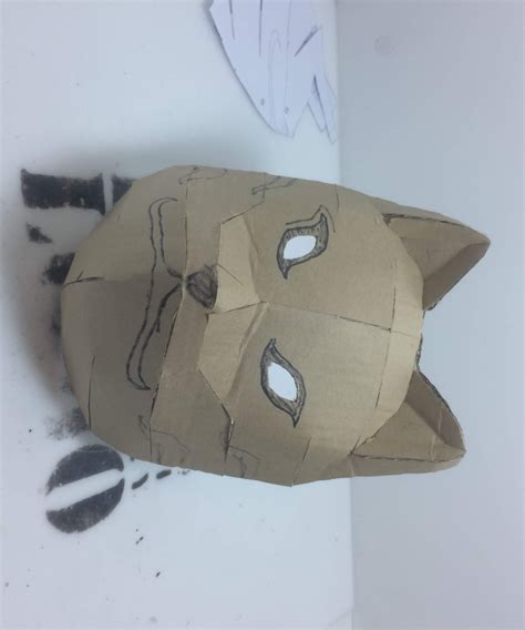 naruto anbu cardboard mask  steps instructables