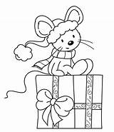 Christmas Noel Coloriage Freebies Coloring Freebie Embroidery Souris Pages Dessin Zet Sylvia Stamps Mouse Machine Noël Regalo Con Designs Drawing sketch template