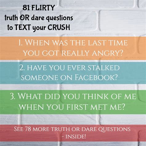 80 Flirty And Embarrassing Truth Or Dare Questions For