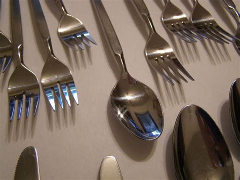 details about astro sri stainless flatware stanley roberts japan 41 piece set mcm vtg iheart