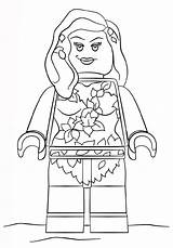 Ivy Poison Coloring Pages Lego Printable Supercoloring Via sketch template