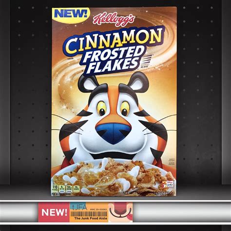 cinnamon frosted flakes  junk food aisle