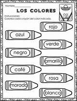 Colores Preescolar Kindergarten Espagnol Spaanse Packet Werkbladen Ejercicios Apprendre Spagnola Grammatica Preescolares Imprimibles Spagnolo Vocabulaire Ressources Maternelle Pédagogiques Activités Printemps sketch template