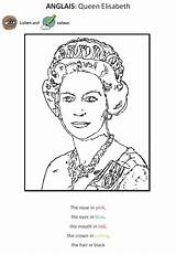 Angleterre Coloriage Civilisation Warhol Drapeau Travailler Quelques Pistes Queen Reine Anglophone Cycle sketch template