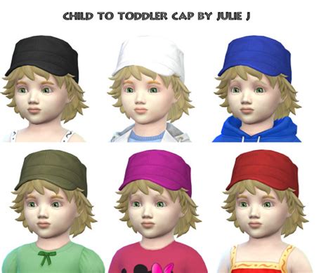 child  toddler cap  julietoon julie  sims  updates