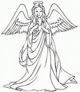 Coloring Angel Wings Wing Pages Popular sketch template