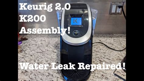 keurig   assembly water leak repair youtube