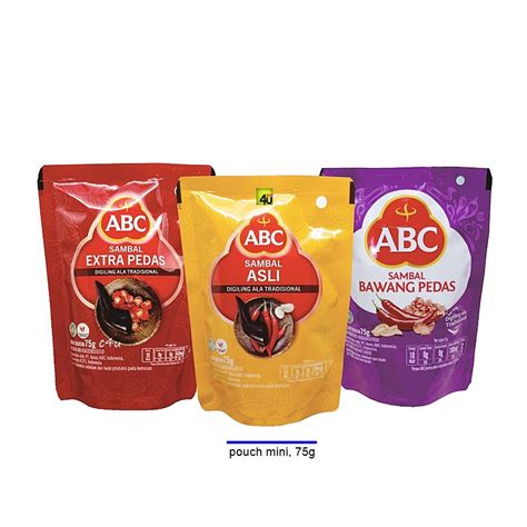 Jual Abc Saus Sambal Pouch Mini 75 Gr Indonesia Shopee Indonesia