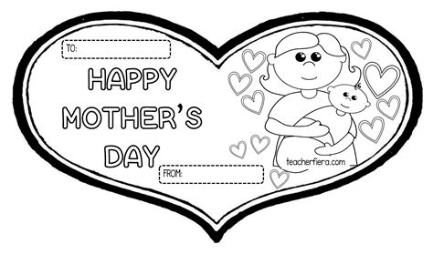 teacherfieracom happy mothers day colouring sheets