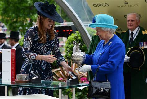princess beatrice presented her grandmother with a prize during the