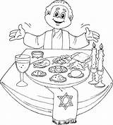 Passover Pesach Freecoloringpages Getdrawings Seder Colornimbus sketch template