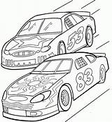 Coloring Car Race Sheets Printable Pages Racing Boys Library Clipart Two sketch template