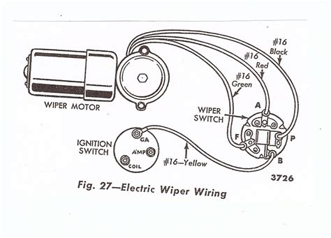 ford  wire wiper motor wiring diagram