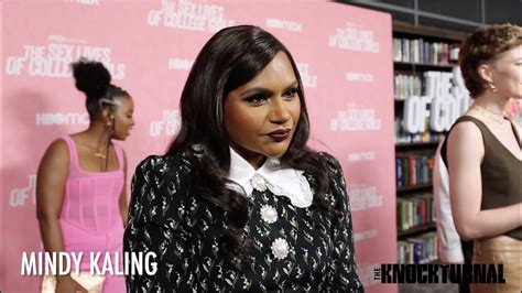 mindy kaling and cast talk hbo max s sex lives of college