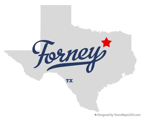 map  forney tx texas