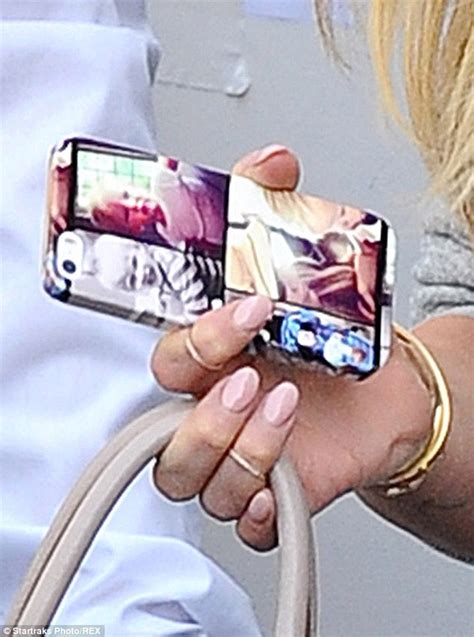 Hilary Duff Flashes Photo Of Son Luca On Her Phone Case