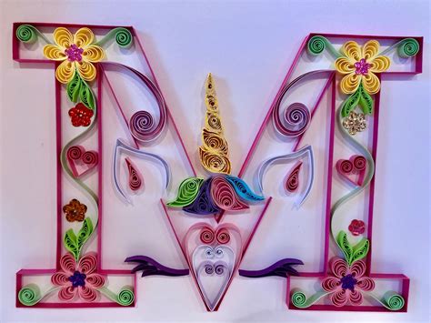 quilling template  letter  custom  letter monogram paper